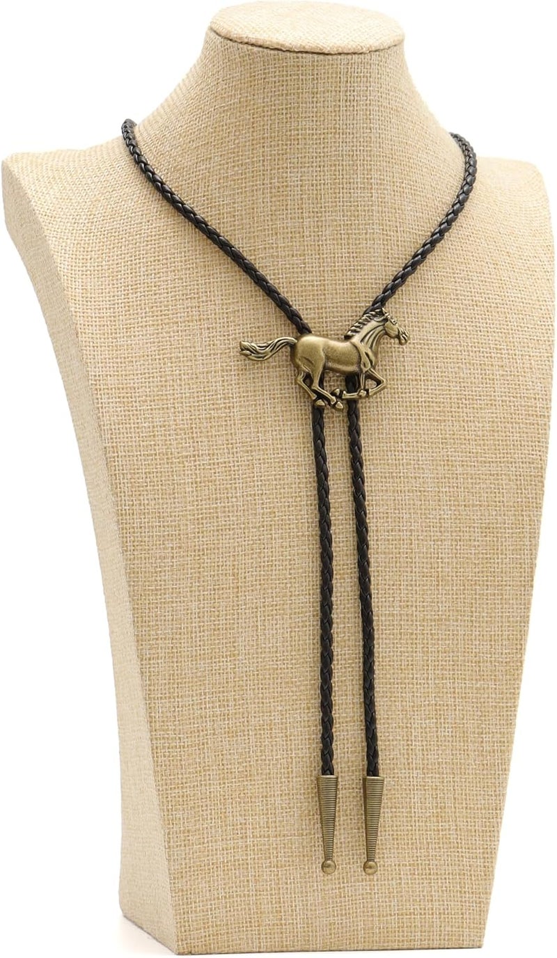 Wentur Bolo Ties for Men Western - Handmade 3D Horse Bolo Tie Design Cowboy Bolo Tie for Women Cowgirl Western Costume Accessories - Image 5